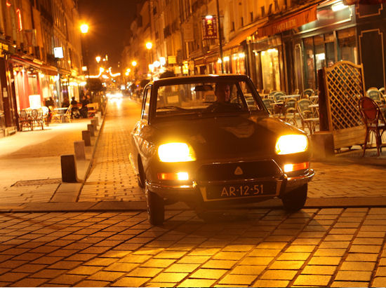 Parkeren onder het Louvre