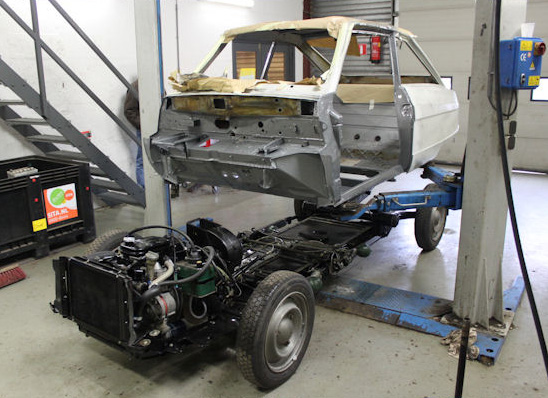 Voortgang restauratie M35 No. 473