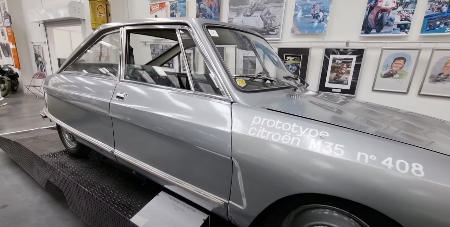 No. 408 en chassis van no. 159 in Isle of Man Motor Museum